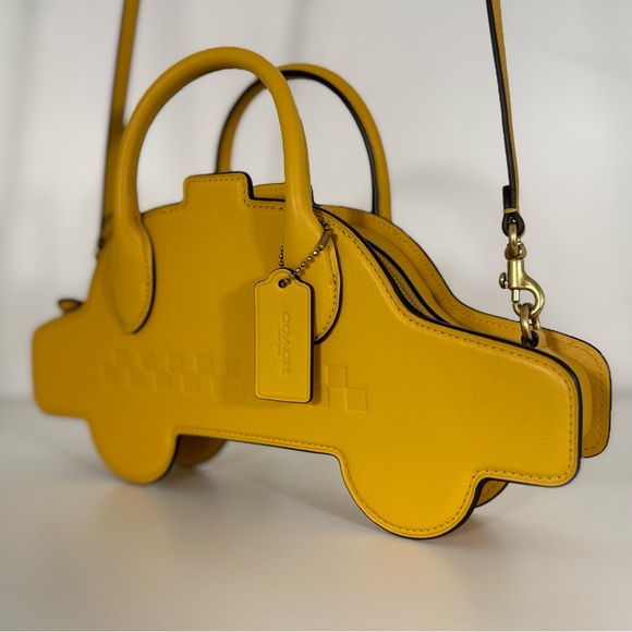 Coach Handbags - Coach Yellow Taxi-Shaped Women's Bag